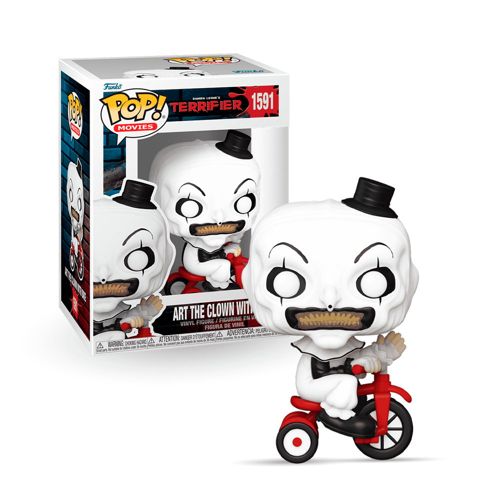 Pop Movies: Terrifier- Palhaço Art com Bicicleta