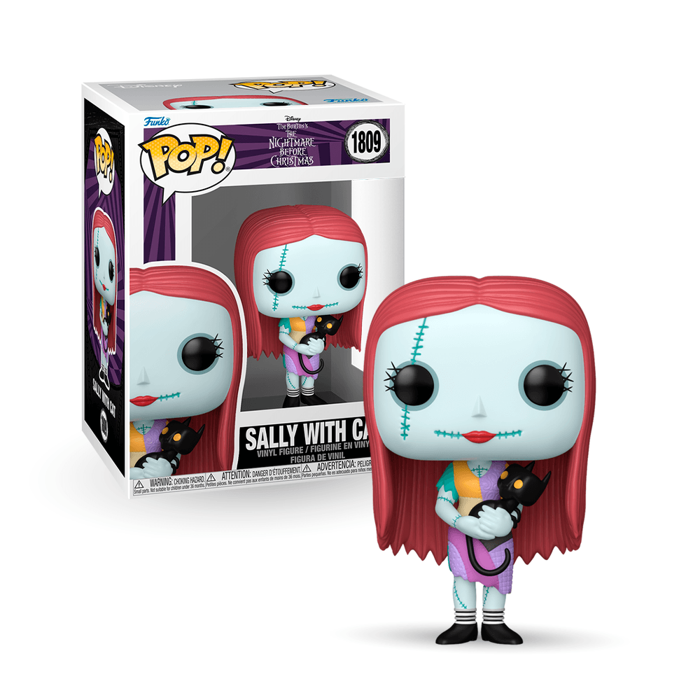 Boneco Funko Pop! Disney O Estranho Mundo De Jack Sally Com Gato