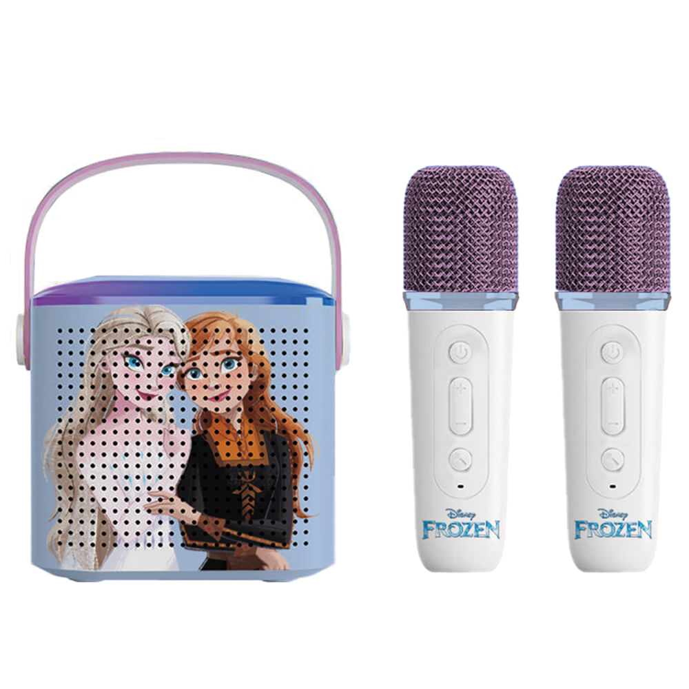 Caixa de Som Bluetooth Karaokê Frozen
