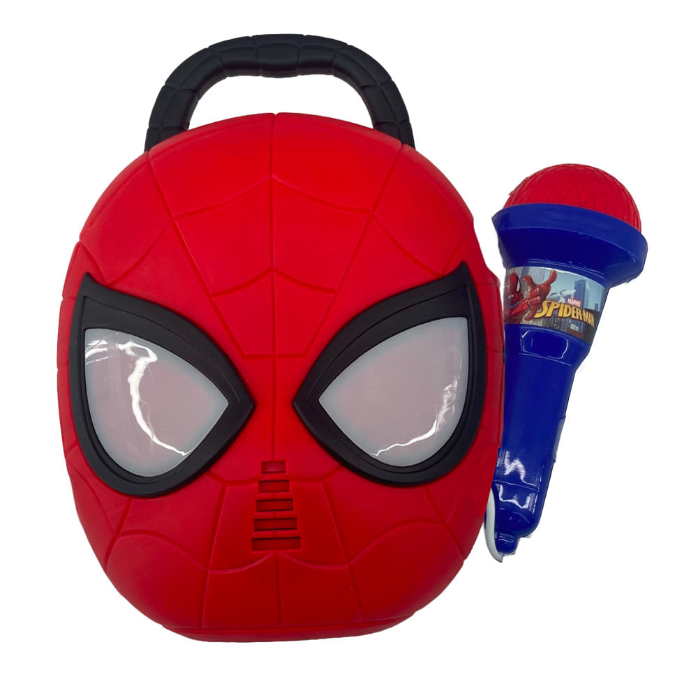 Boombox Karaoke Personagem Homem-Aranha