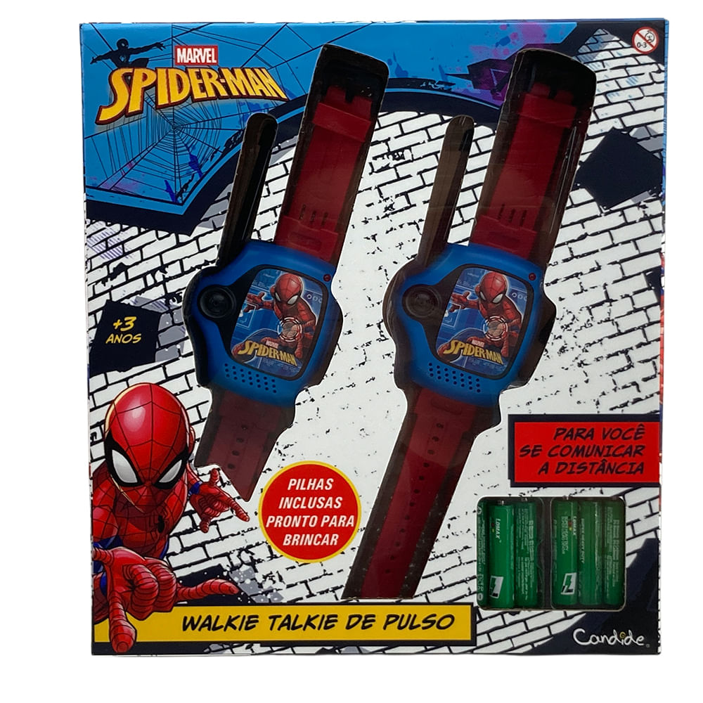 Walkie Talkie de Pulso - Homem-Aranha