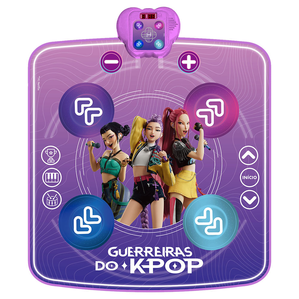 Tapete de Dança Guerreiras do K-Pop