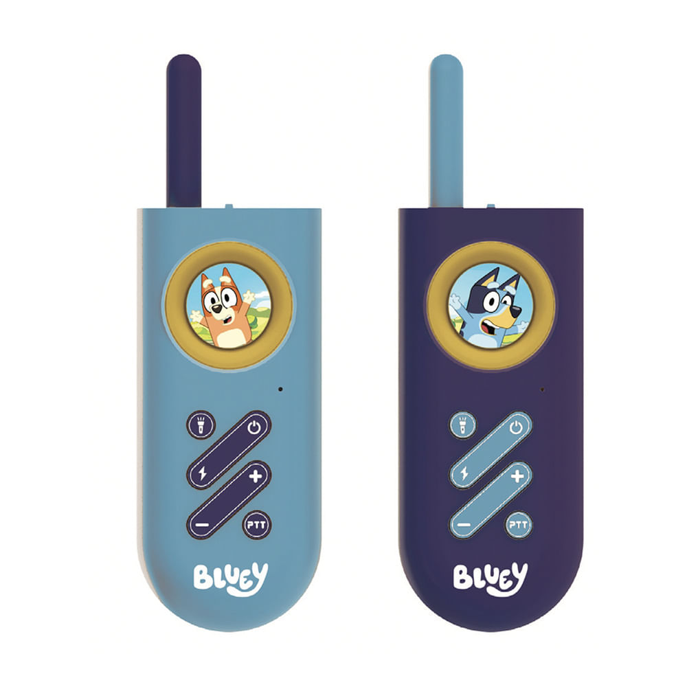 Walkie Talkie com Lanterna Bluey