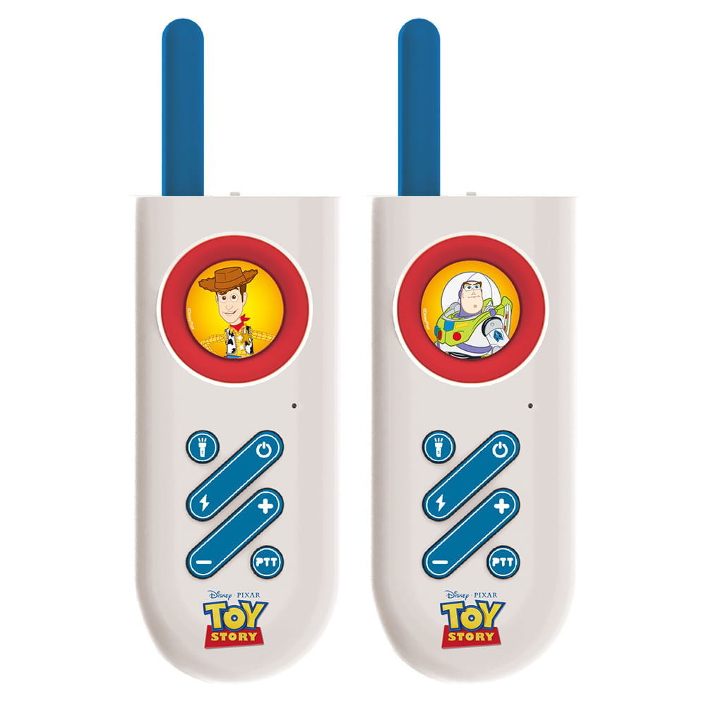Walkie Talkie com Lanterna Toy Story