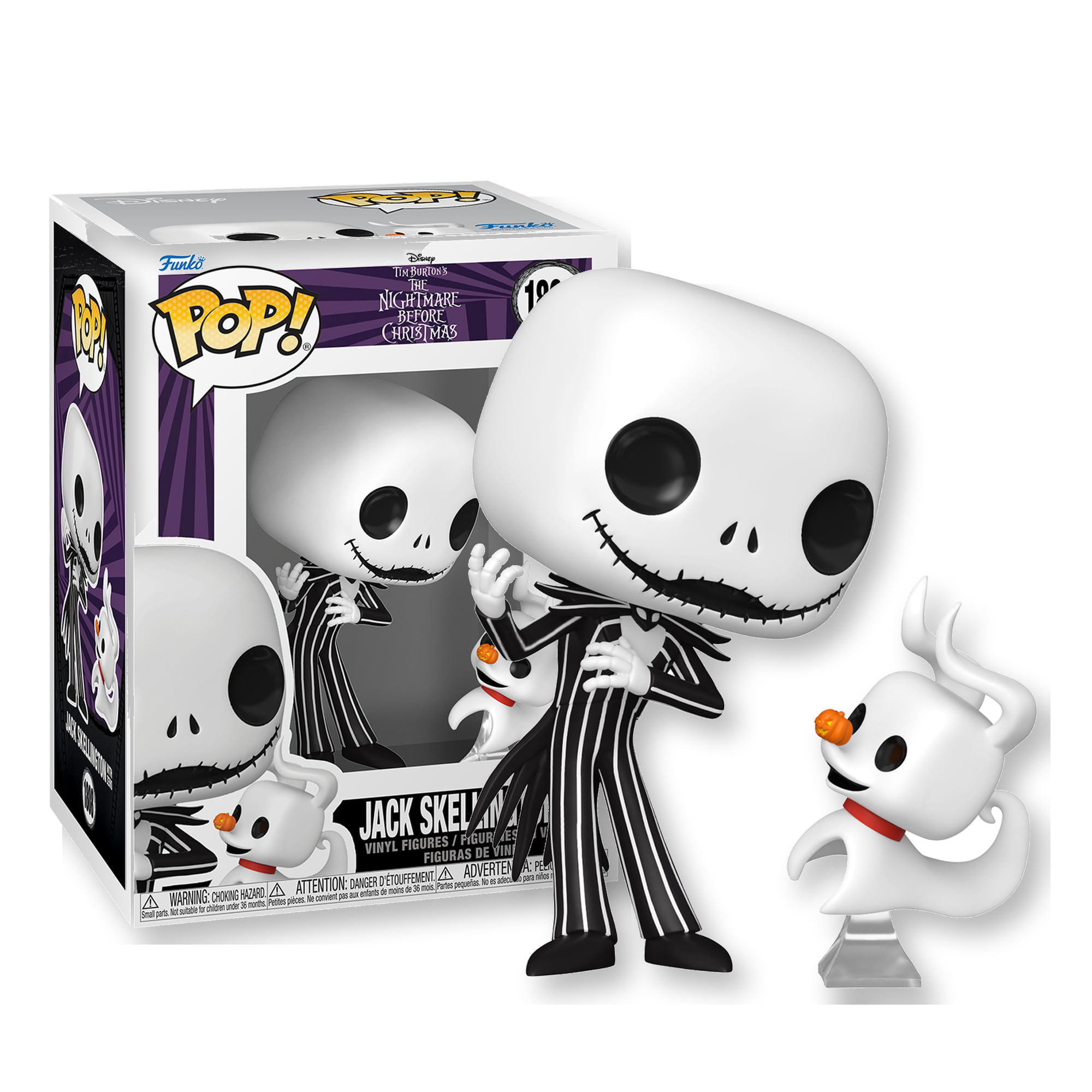 Boneco Funko Pop Disney O Estranho Mundo De Jack Jack E Zero — imagem 2