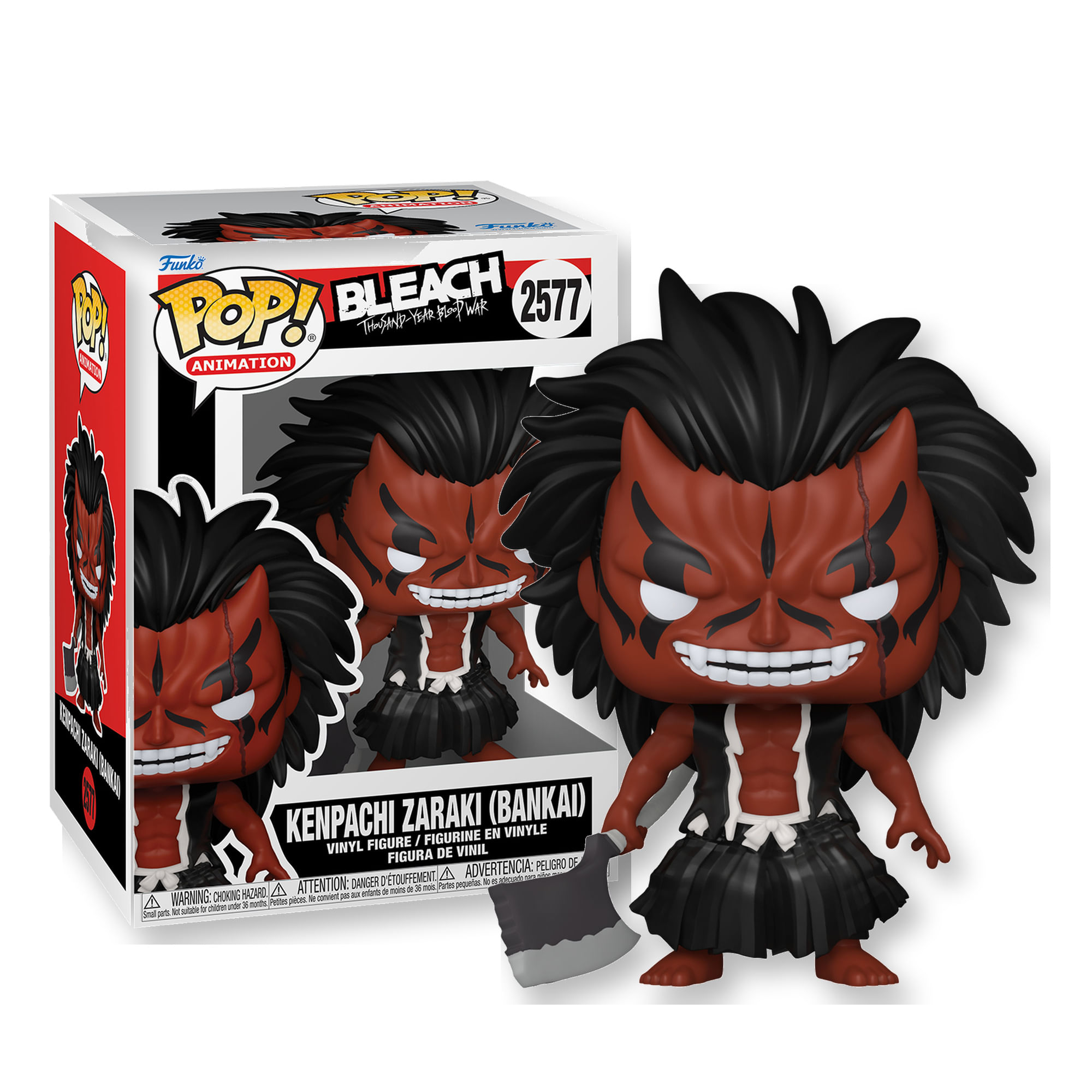 Boneco Funko Pop! Bleach A Guerra Sangrenta De Mil Anos - Kenpachi — imagem 2