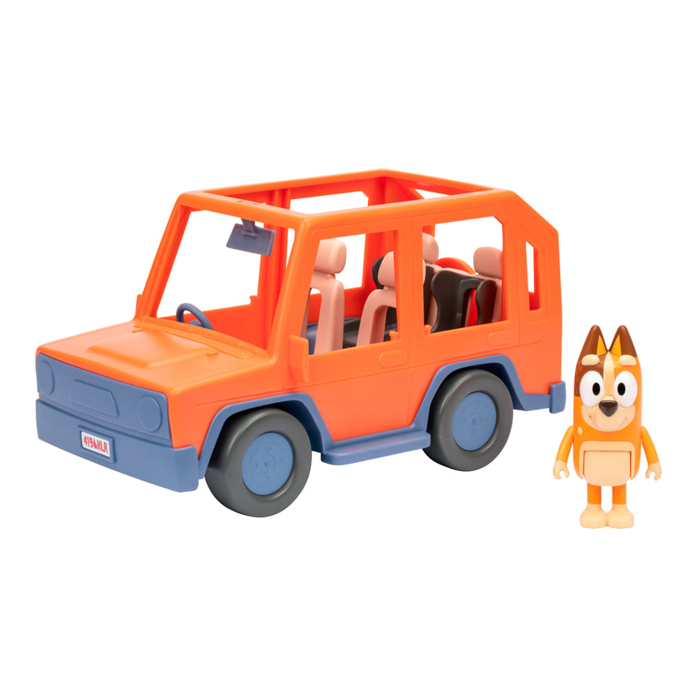 Carrinho 4x4 Bluey Viagem em Família