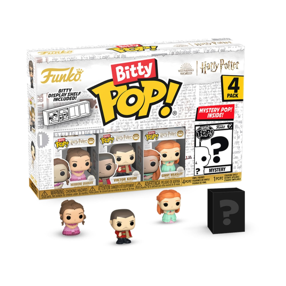 Bitty Pop! Harry Potter 4 - Hermione, Viktor Krum e Gina