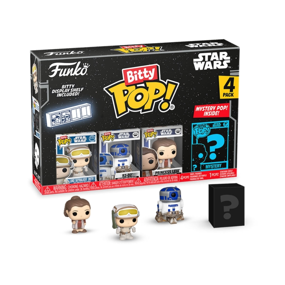Bitty Pop! Star Wars Episódio V - Luke, R2-D2 e Chewbacca