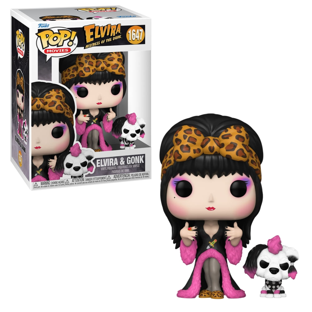 Boneco Funko Pop! & Buddy Elvira - Elvira e Gonk