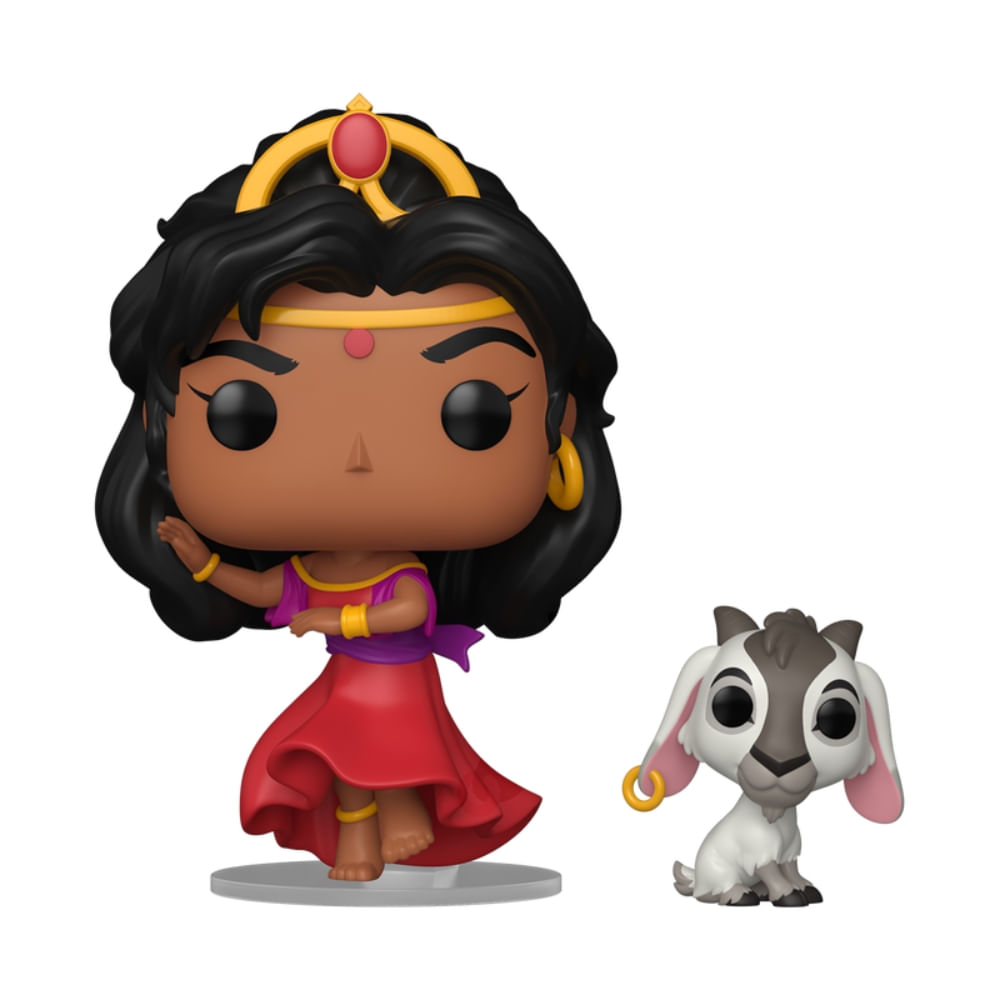 Boneco Funko Pop! & Buddy Disney o Corcunda de Notre Dame - Esmeralda & Djali