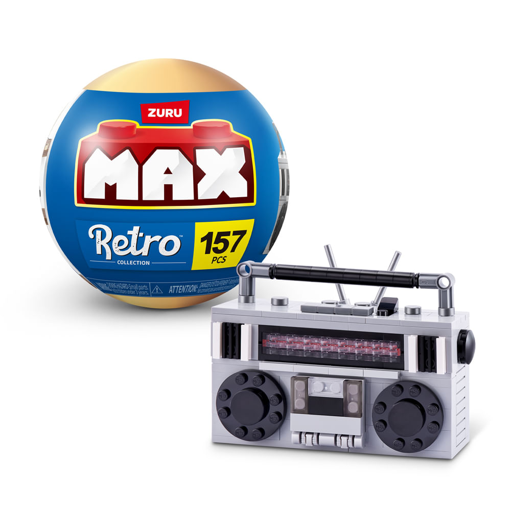 Blocos de Montar Max Premium Retrô - Rádio 157 pçs