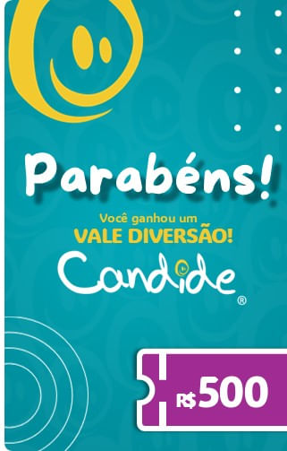 Cartão Presente Virtual - Candide - R$500 Reais