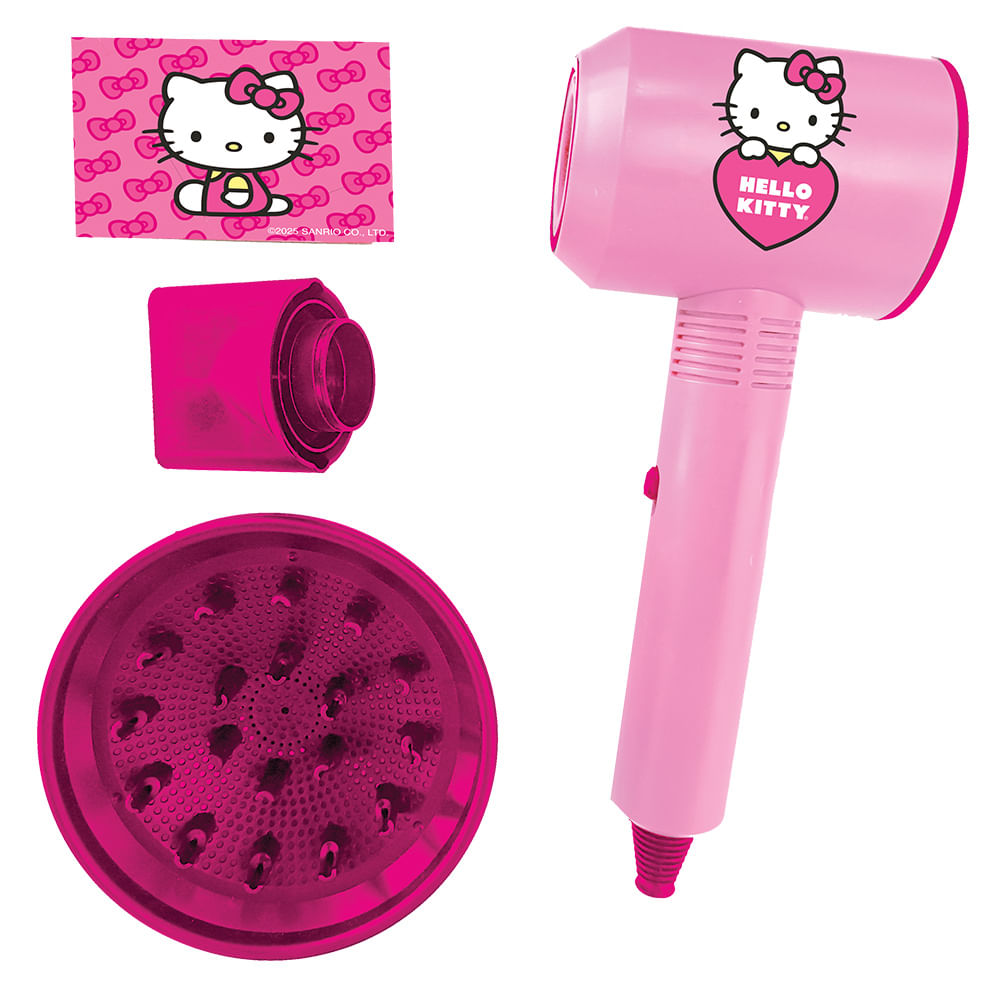 Conjunto de Beleza Meu Secador Hello Kitty