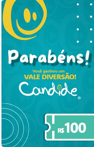 Cartão Presente Virtual - Candide - R$100,00 Reais