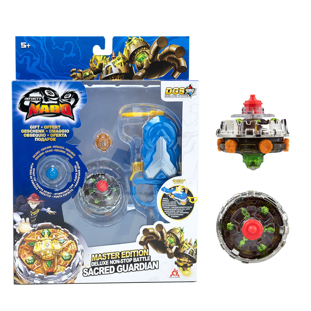 Pião de Batalha Infinity Nado V - Master Series - Sacred Guardian