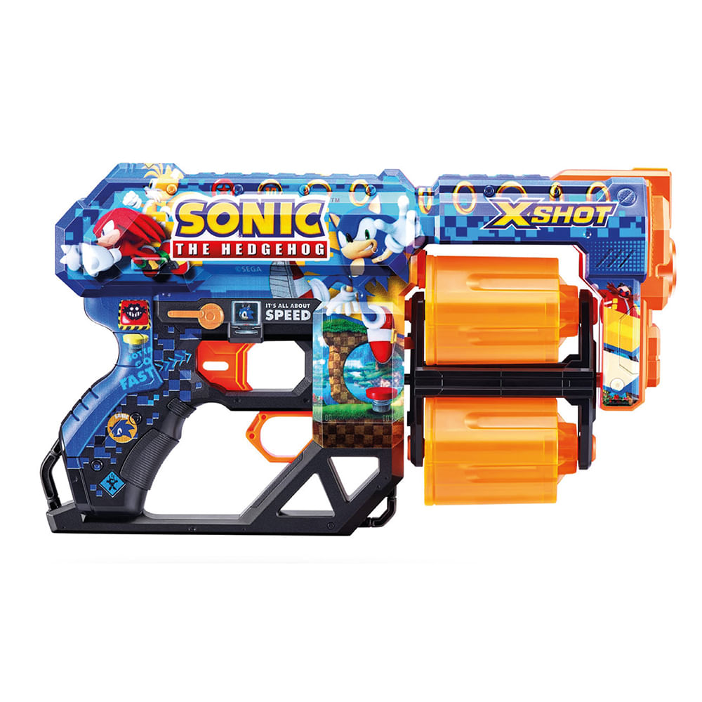 Lançador de Dardos X-Shot Skins Dread - Sonic